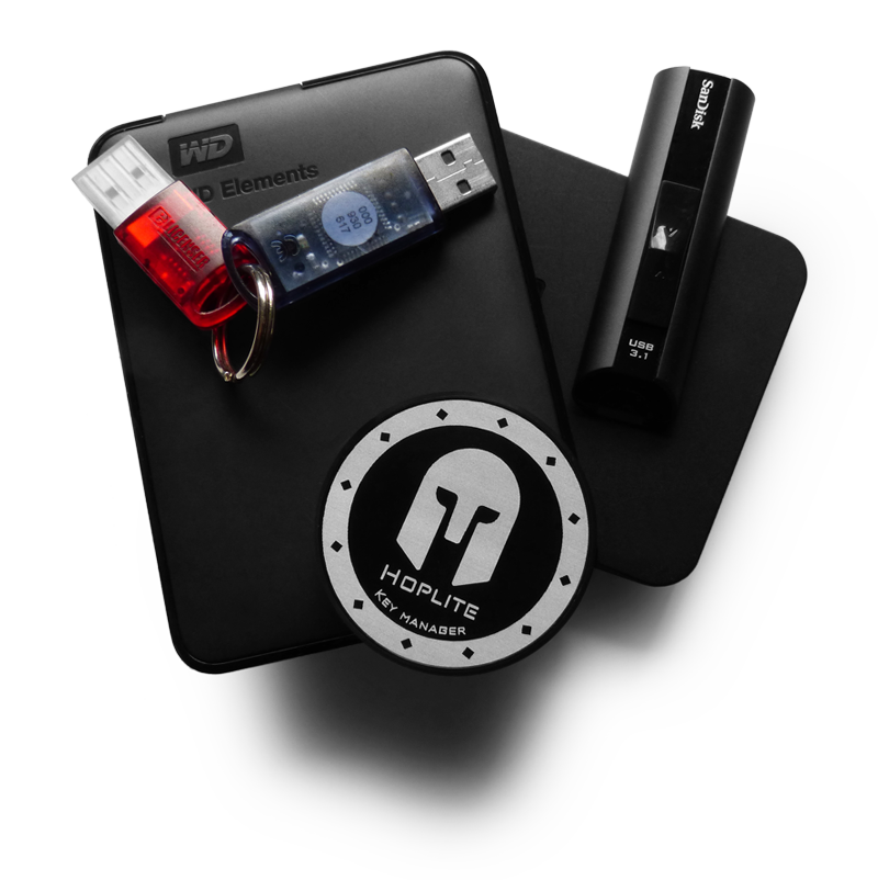 Hoplite - hard drives and USB flash drives